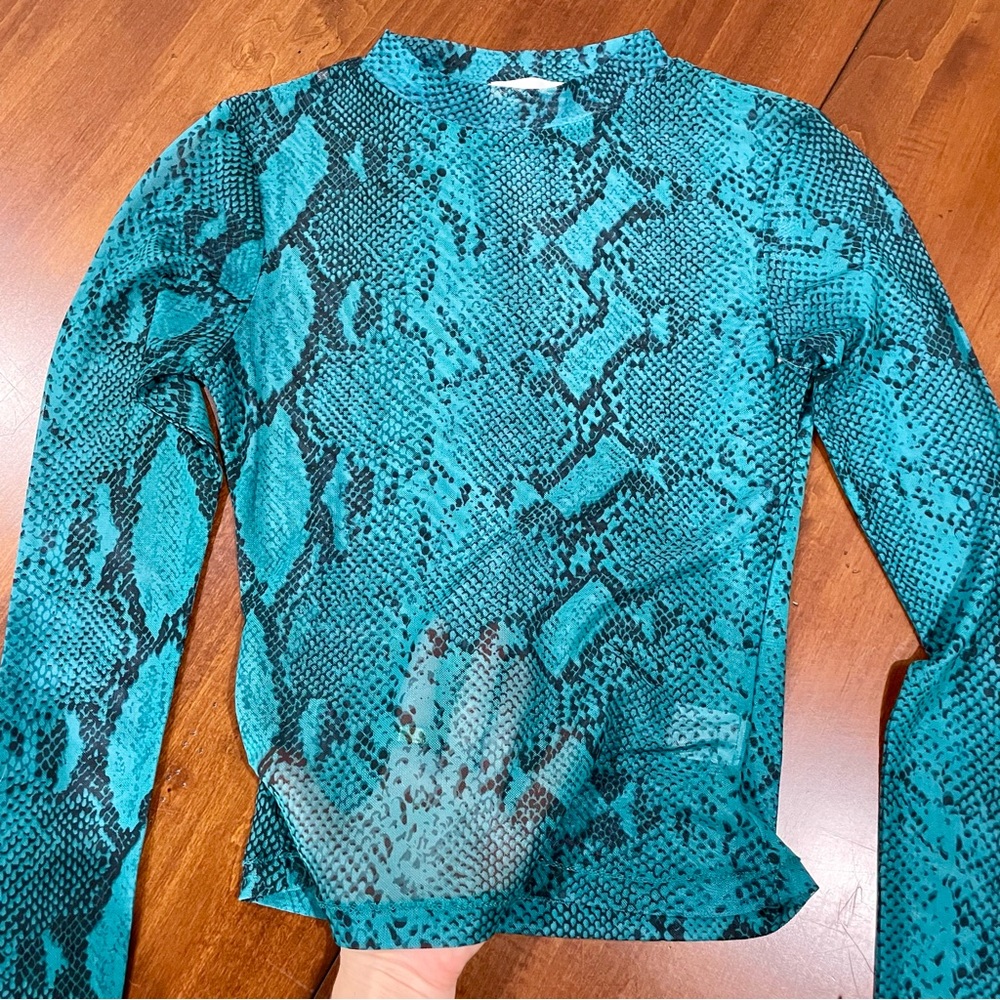 Superdown Shauna Mesh Top Sz XXS